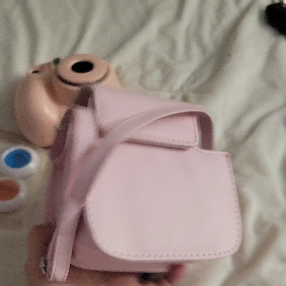 Instax Pink Instant Camera with Case